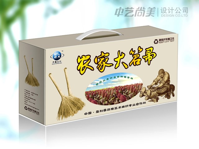 墾利昌隆藝術編織 苕帚包裝設計