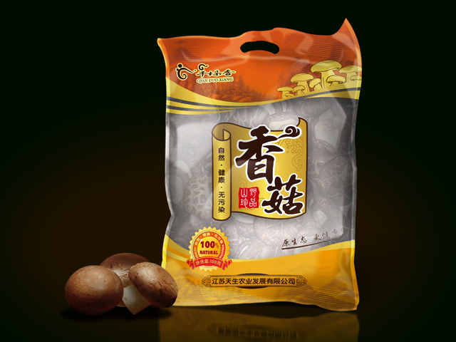 天生農業 香菇包裝設計