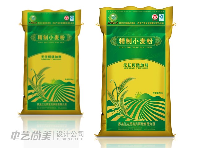 精制面粉 面粉包裝設計