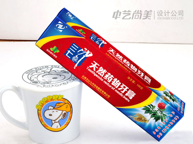 七丹藥業 牙膏包裝設計