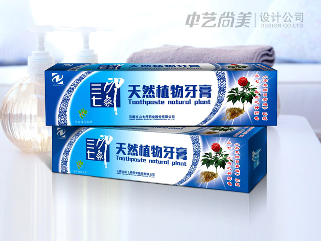 七丹藥業 牙膏包裝設計
