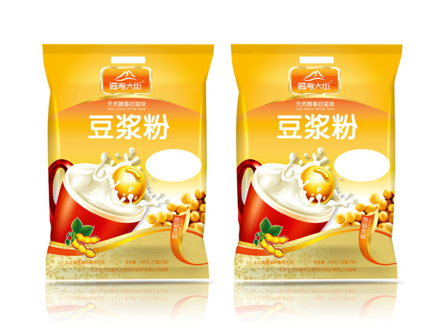 豆漿粉 包裝設計