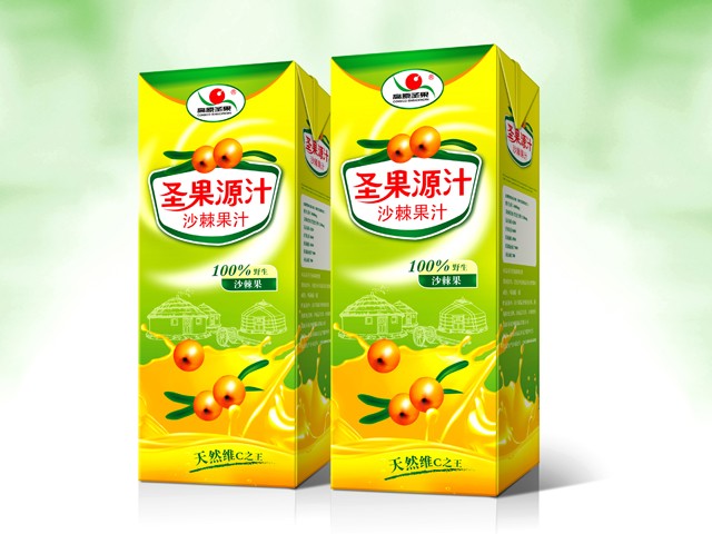 高原圣果沙棘果 果汁包裝設(shè)計